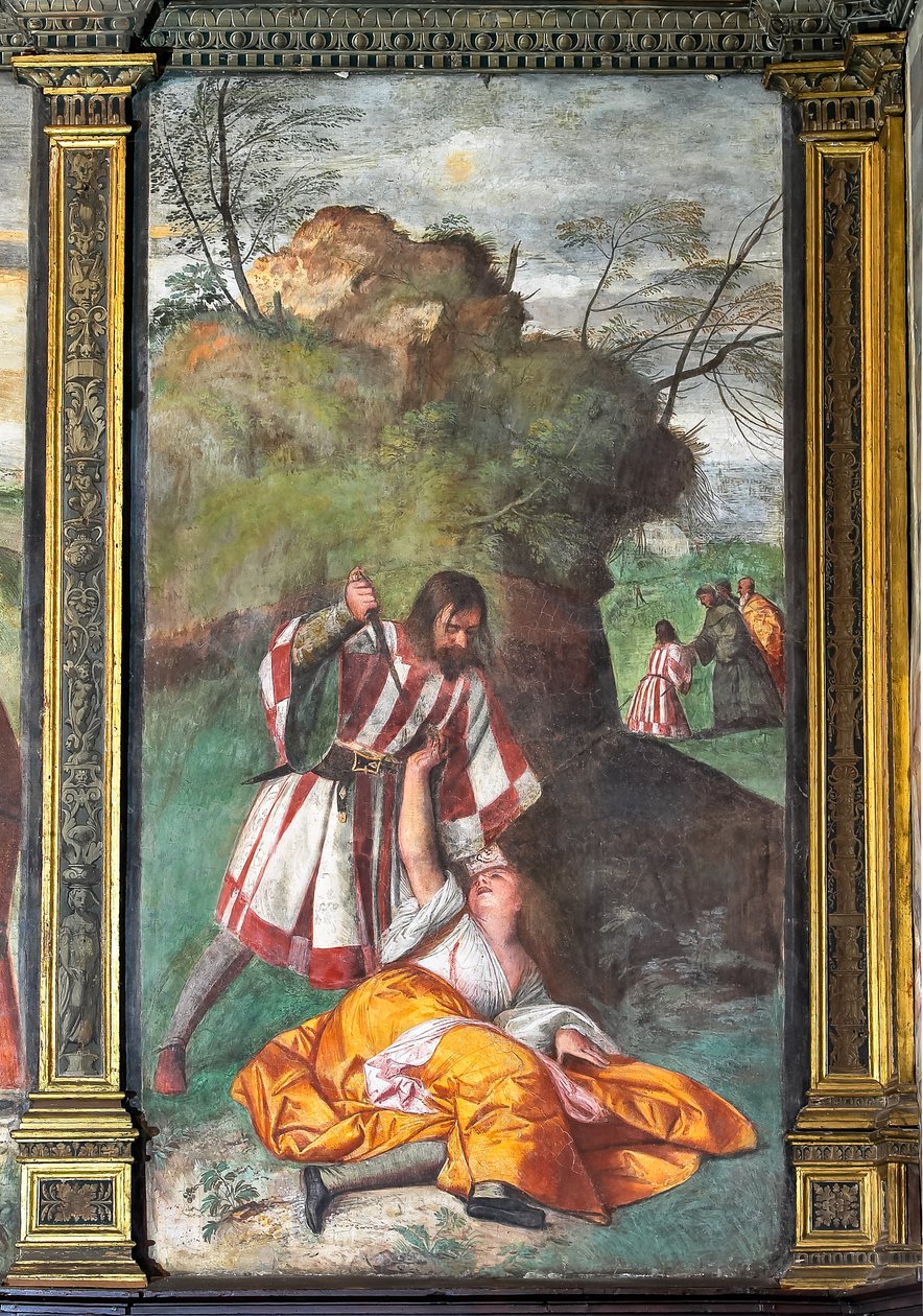 معجزة الزوج الغيور بواسطة تيتيان (1488-1576)