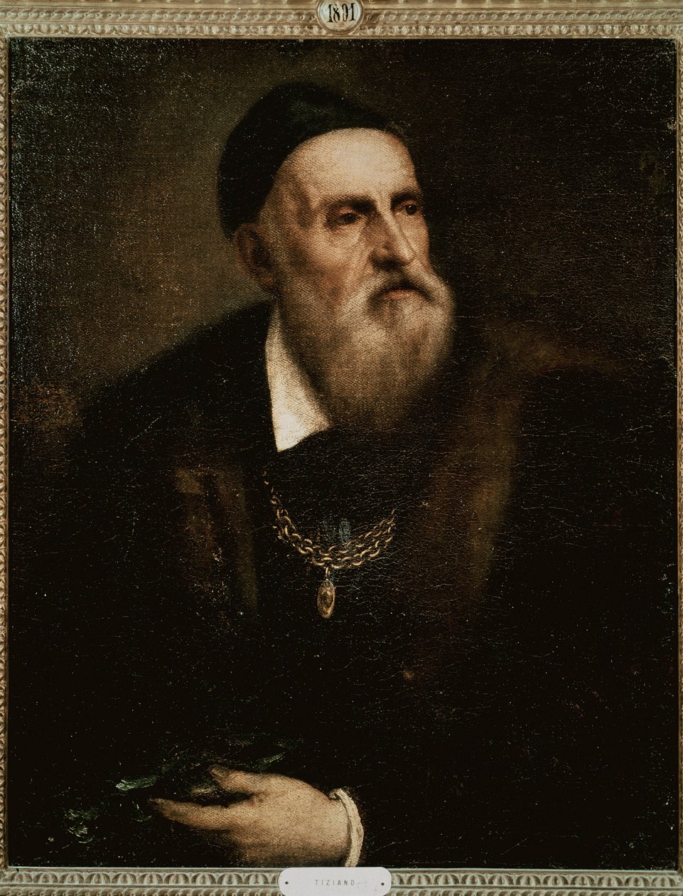 Self-portrait (painting بواسطة تيزيانو فيتشيلي