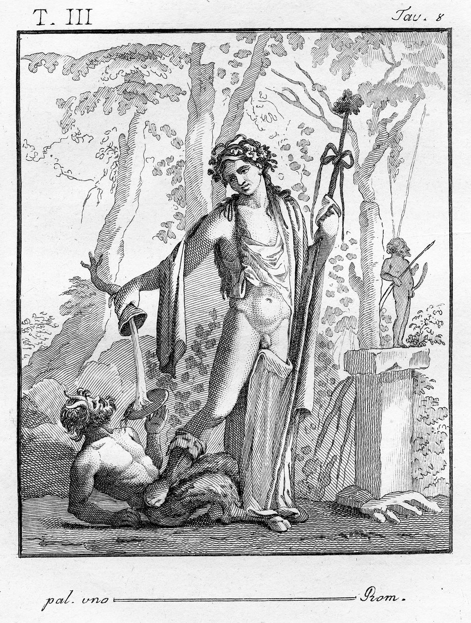 باخوس مع Thyrsus ، 1804 بواسطة توماسو بيرولي