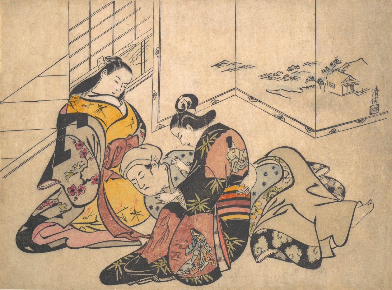 طباعة ، ١٧٠٣. بواسطة Torii Kiyonobu I