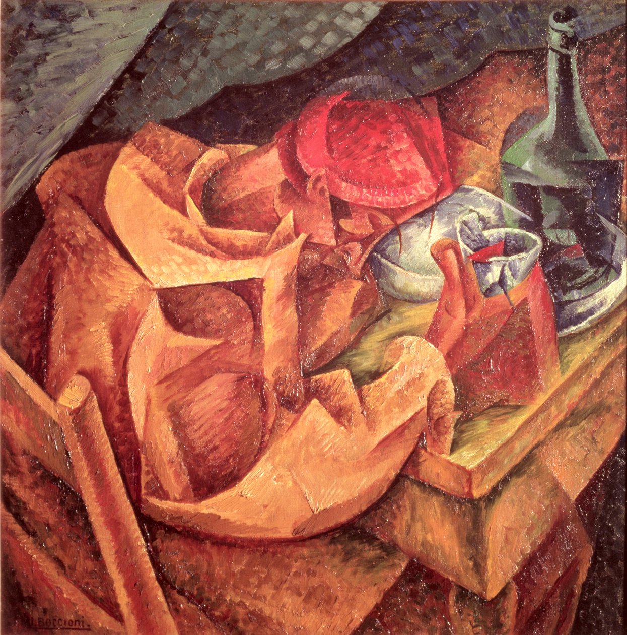 الشارب ، 1914 بواسطة Umberto Boccioni