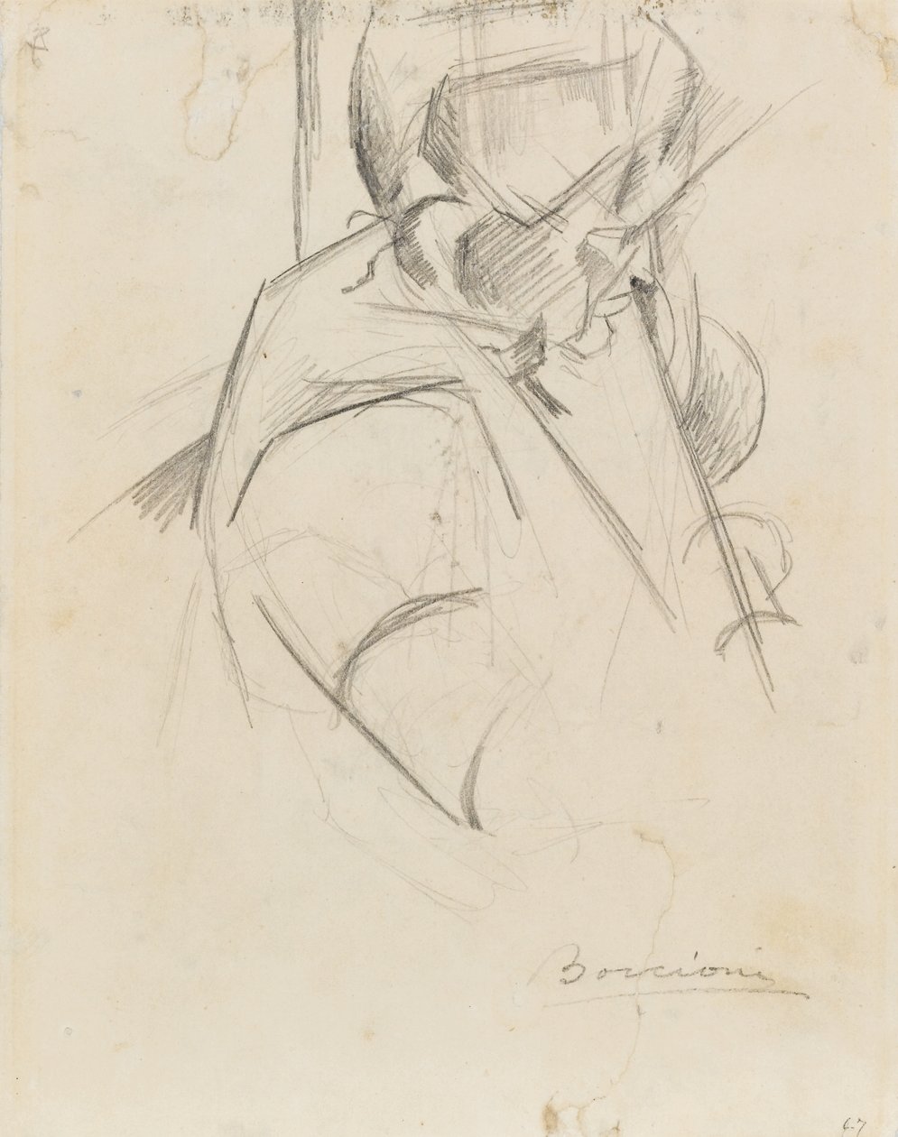 تمثال نصفي للأم بواسطة Umberto Boccioni