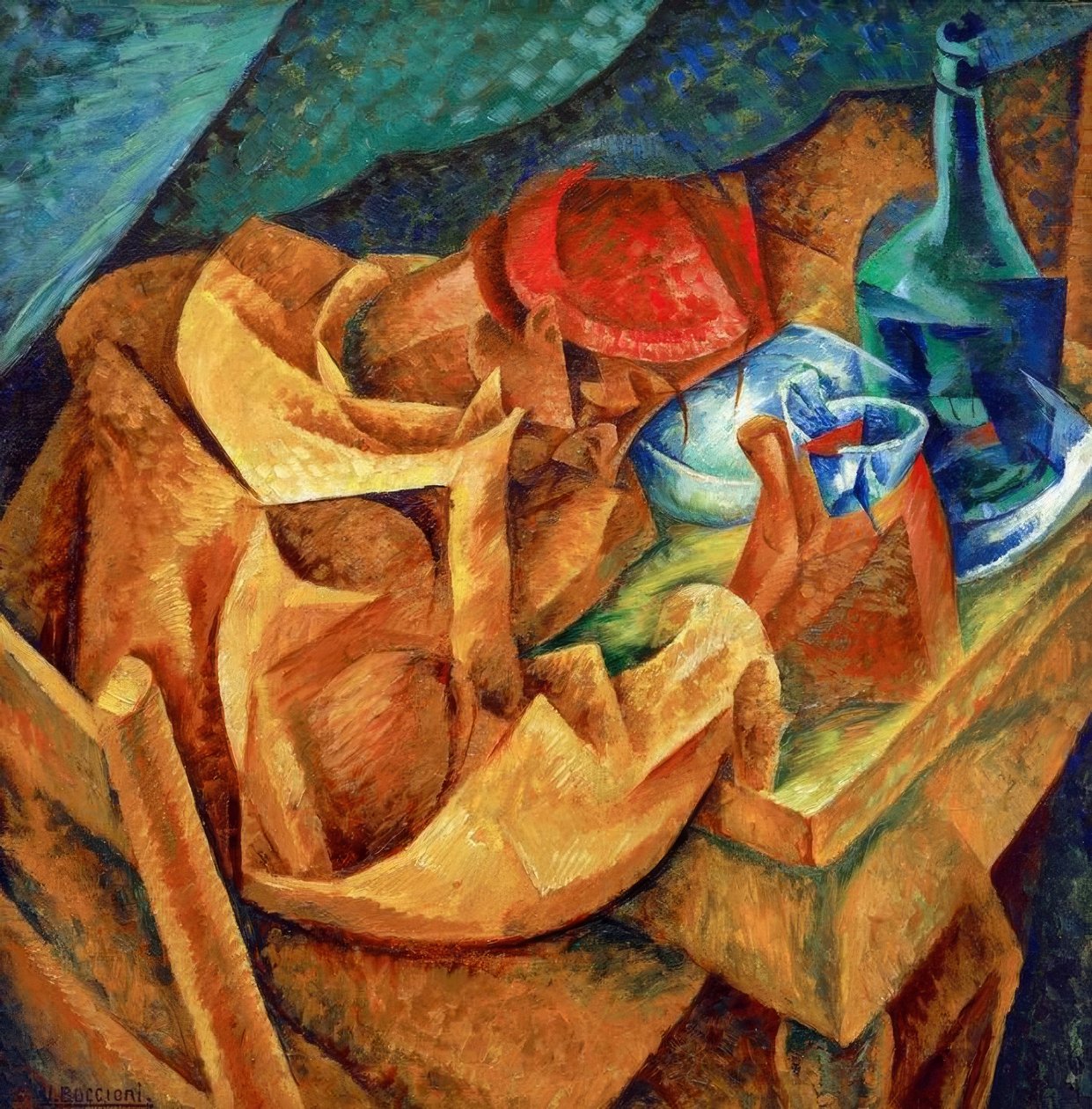 الشارب بواسطة Umberto Boccioni