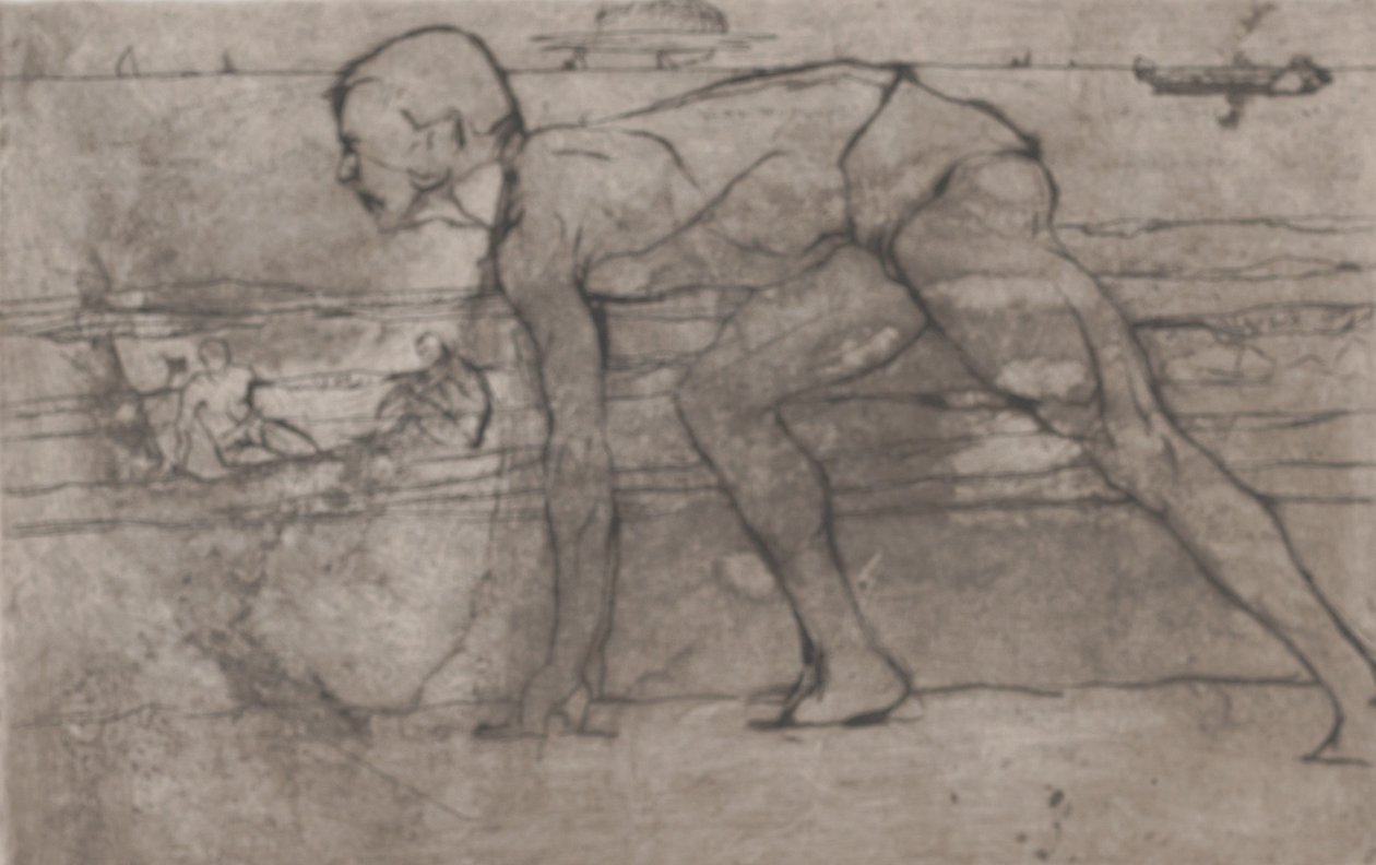 الرياضي ، 1907. بواسطة Umberto Boccioni