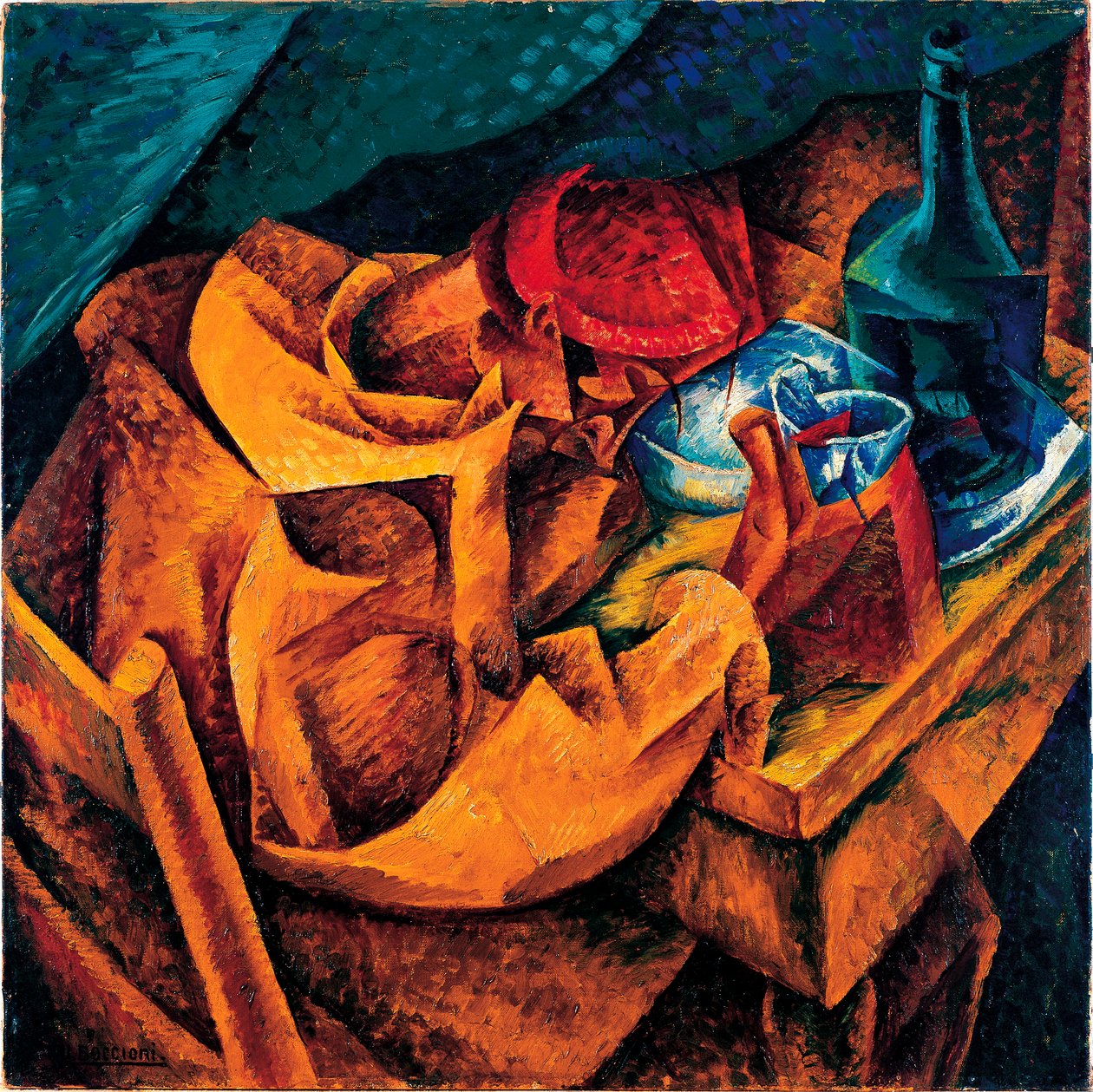 الشارب بواسطة Umberto Boccioni