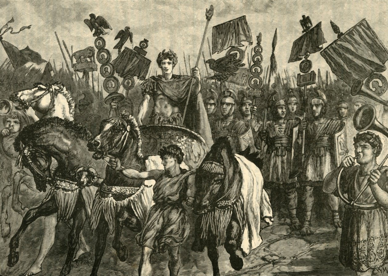 انتصار روماني ، 1890. بواسطة غير معروف