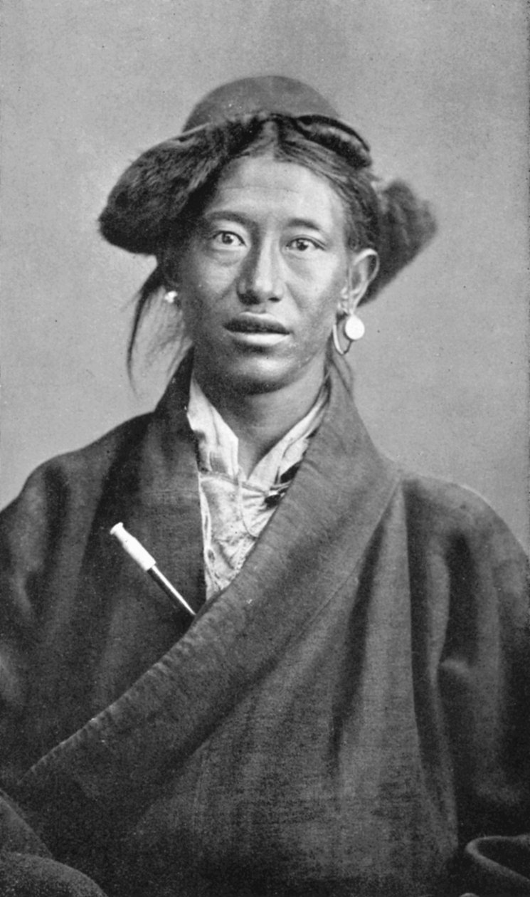 امرأة تبتية ، c1910 بواسطة غير معروف
