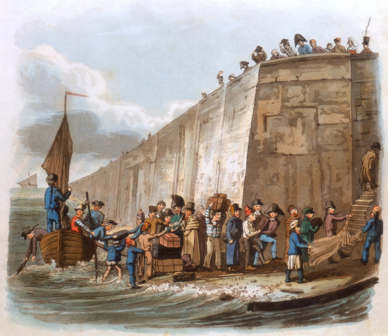 الوصول إلى كاليه ، 1816 بواسطة غير معروف