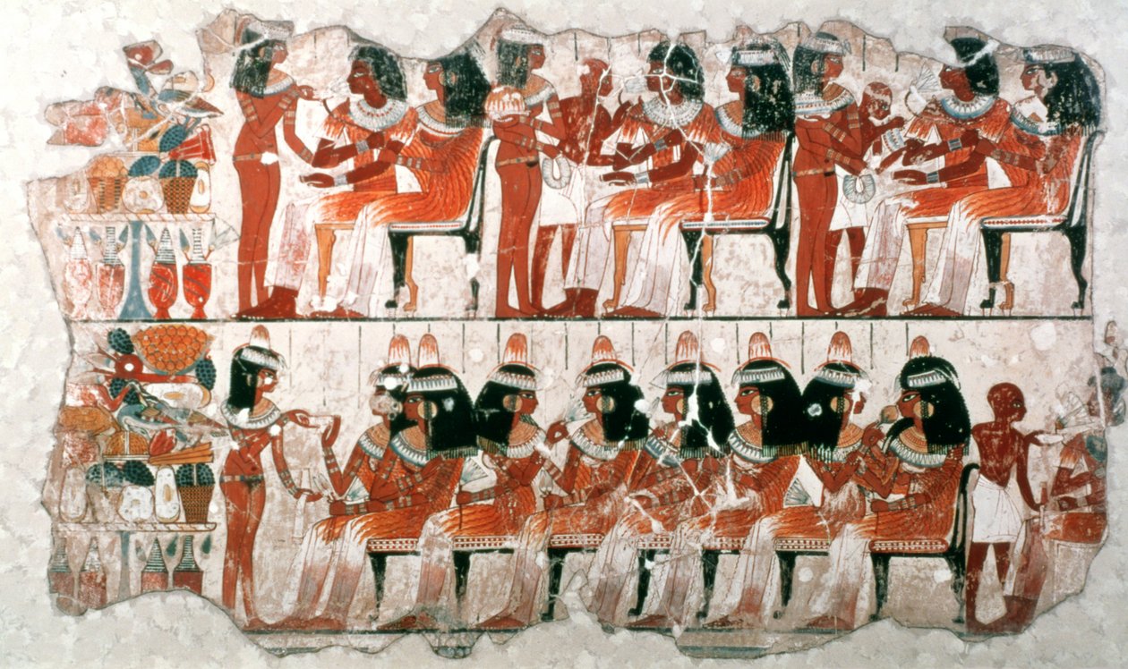 مشهد للولائم 1350 ق بواسطة غير معروف