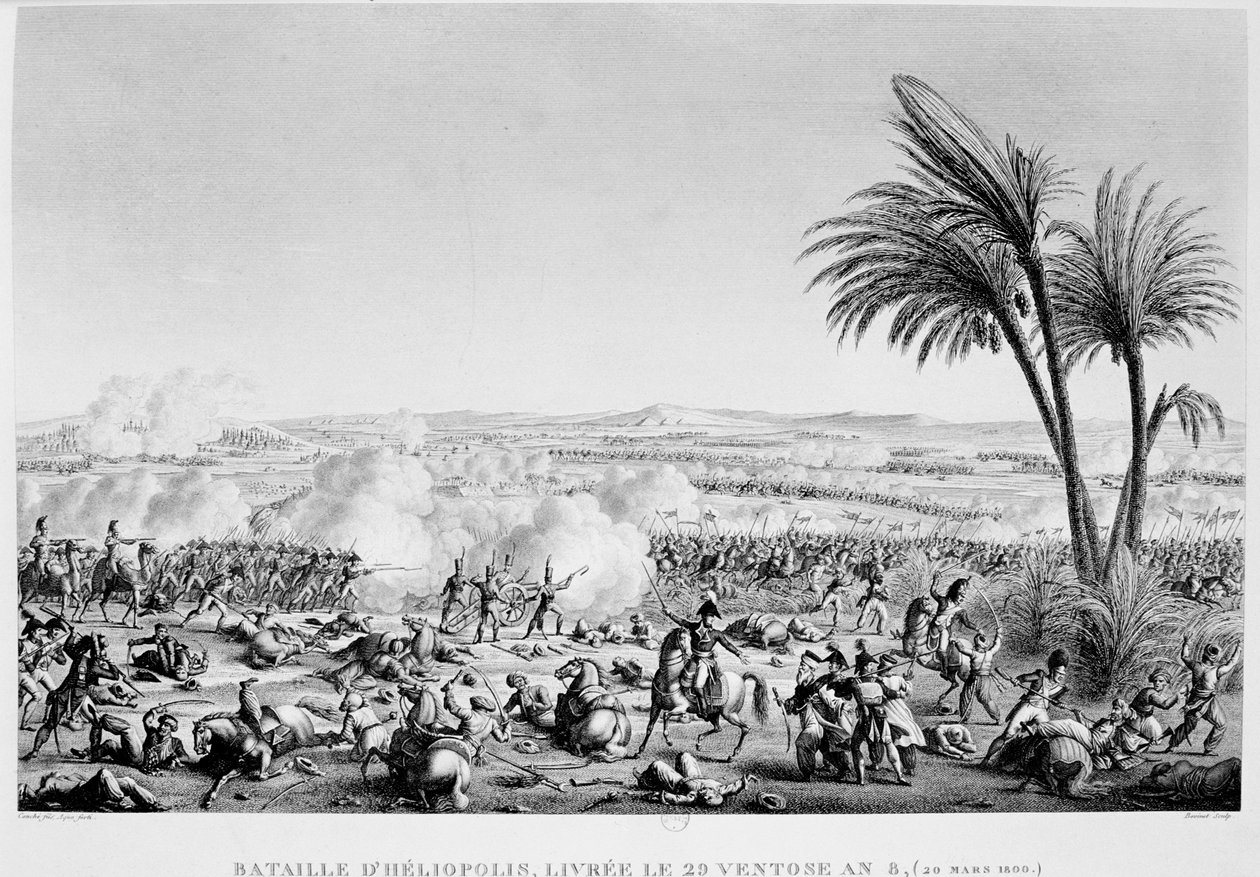 معركة مصر الجديدة ، 20 مارس 1800 بواسطة غير معروف