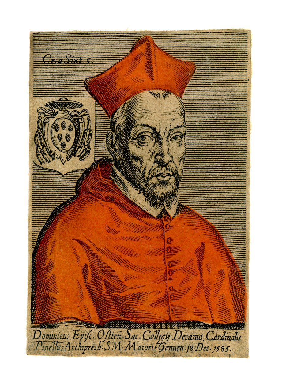 الكاردينال Pinette ، 1585 بواسطة غير معروف