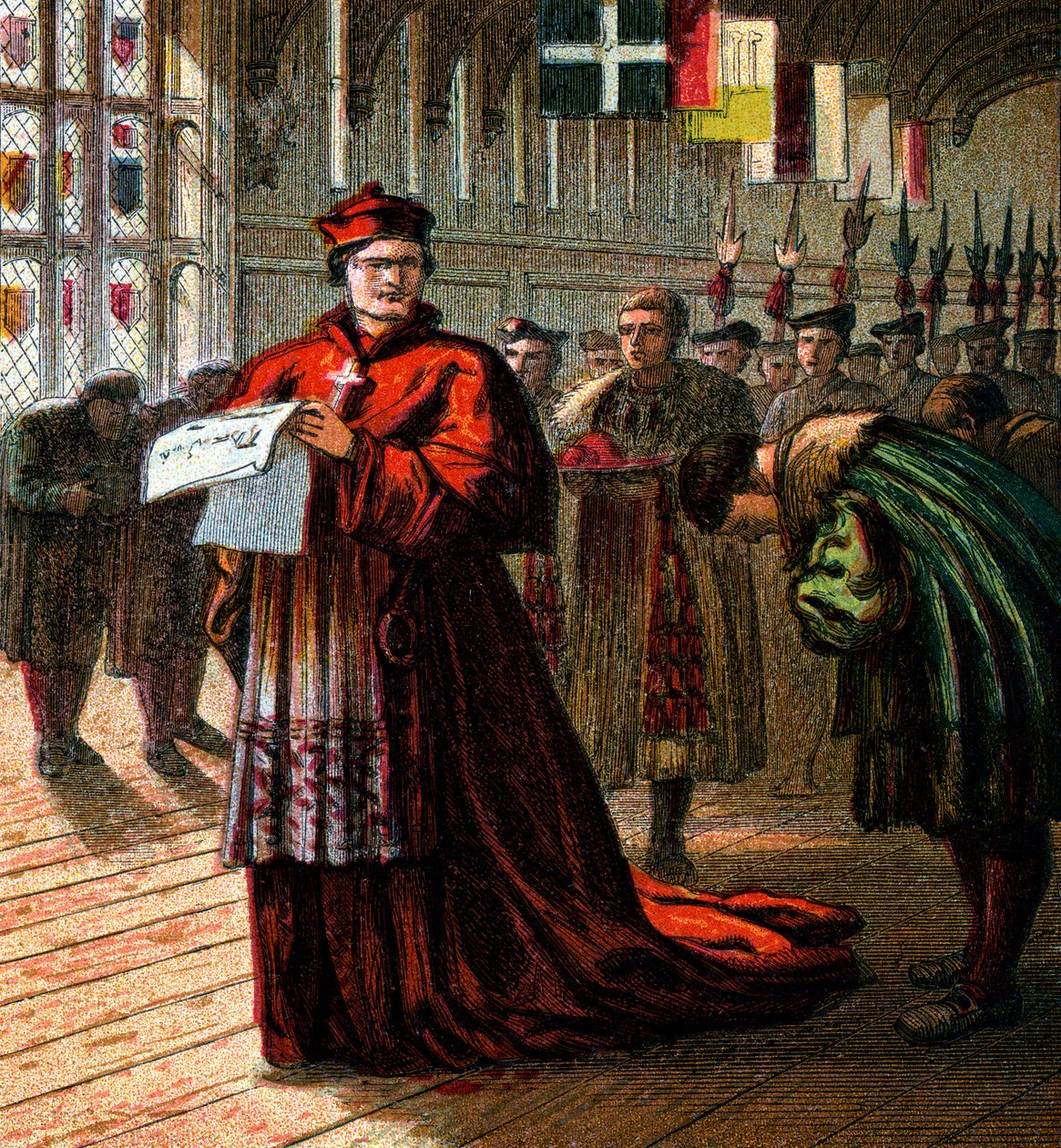 الكاردينال Wolsey ، c1850 بواسطة غير معروف