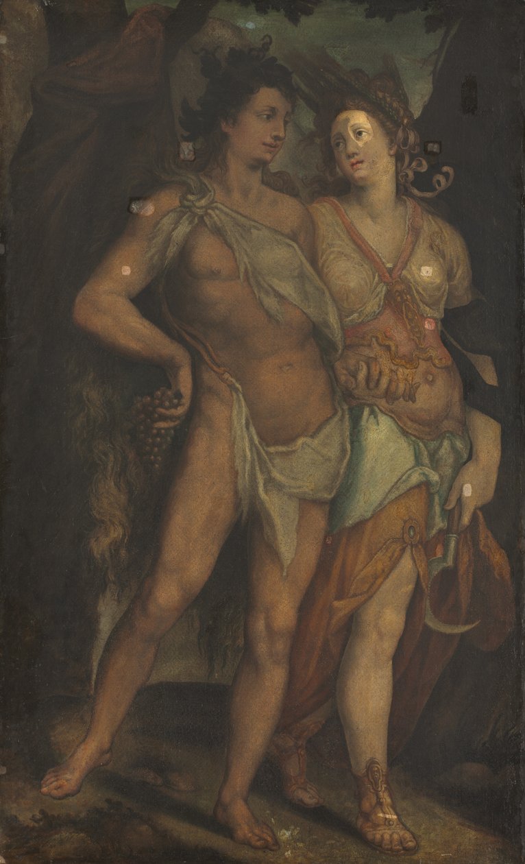 سيريس وباخوس ، 1600s. بواسطة غير معروف