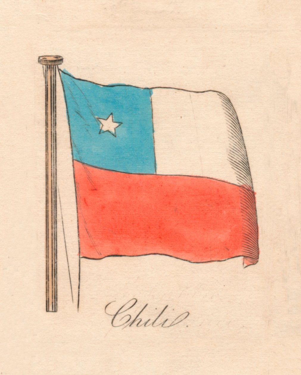 تشيلي ، 1838 بواسطة غير معروف