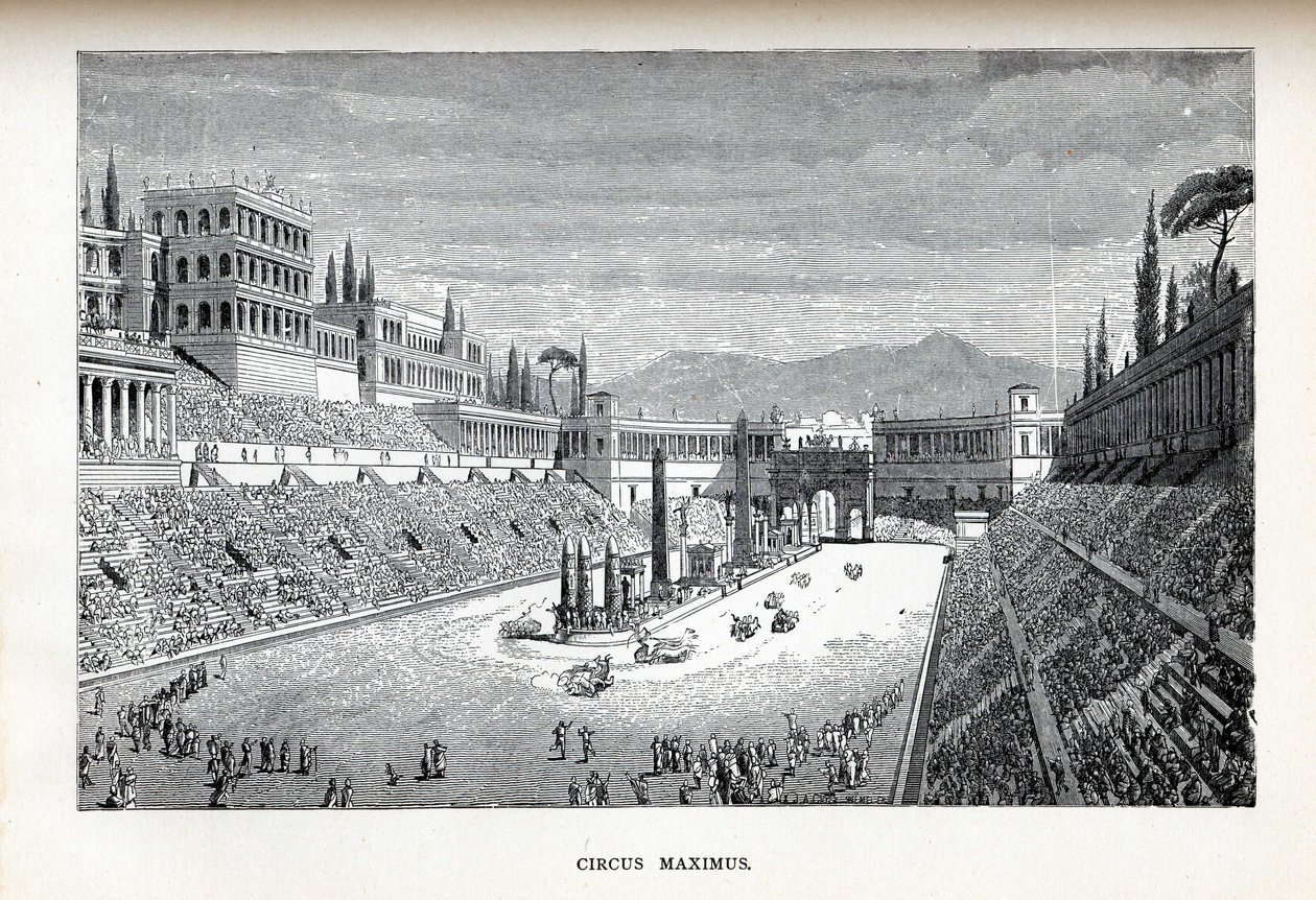 سيرك ماكسيموس ، 1882 بواسطة غير معروف