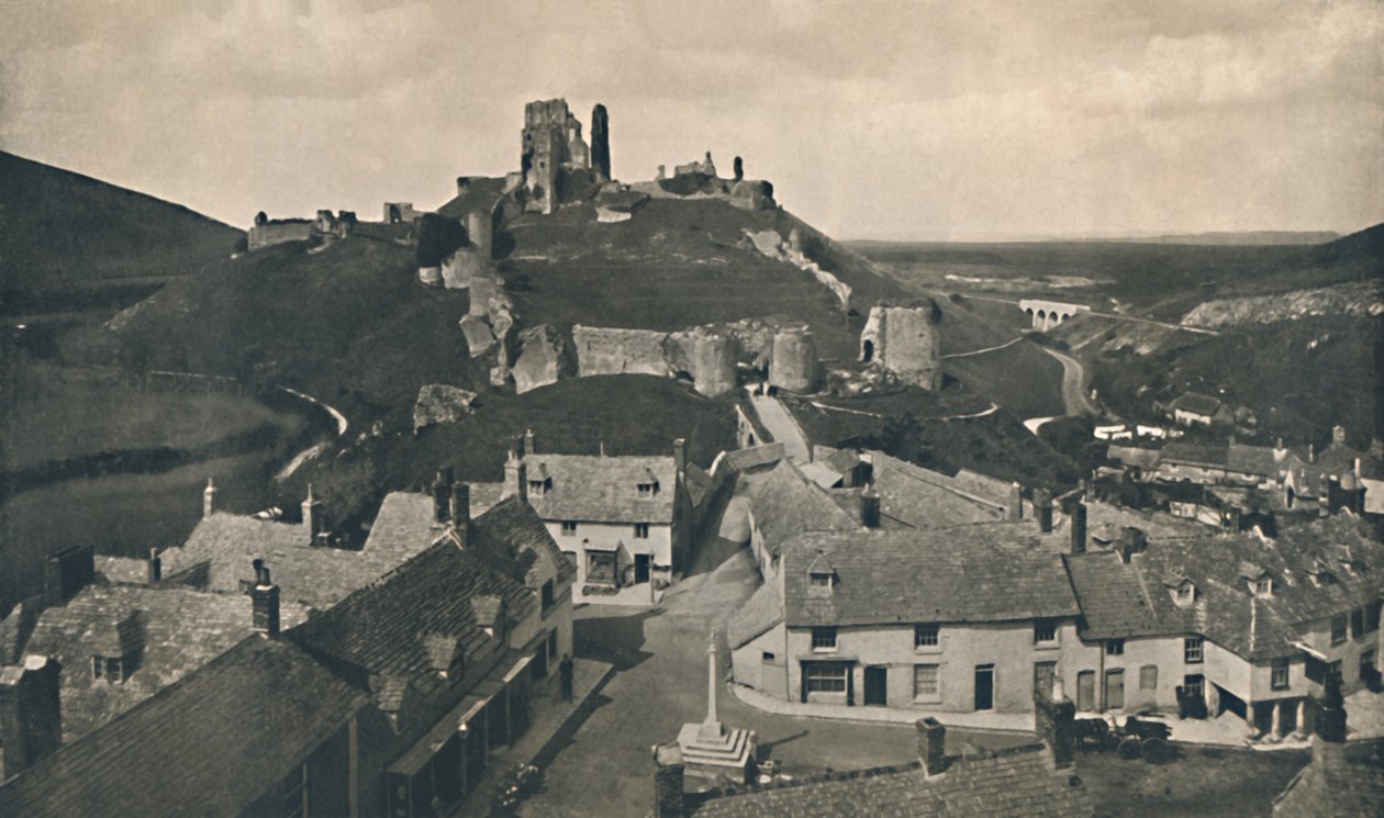قلعة كورف ، دورست ، c1910 بواسطة غير معروف
