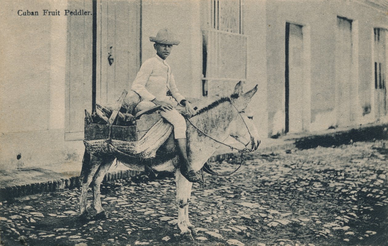 بائع فواكه كوبية ، c1908 بواسطة غير معروف