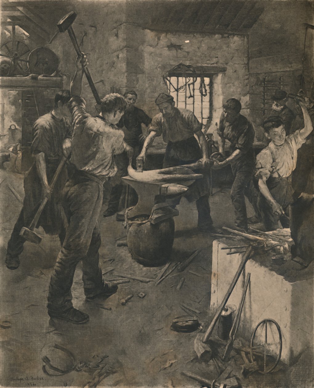 تزوير المرساة ، 1892. بواسطة غير معروف