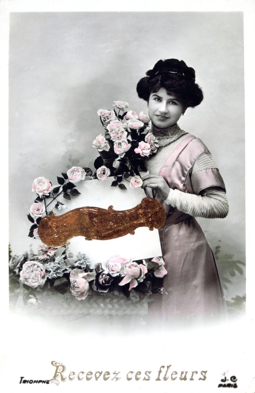 بطاقة بريدية فرنسية ، c1900 بواسطة غير معروف