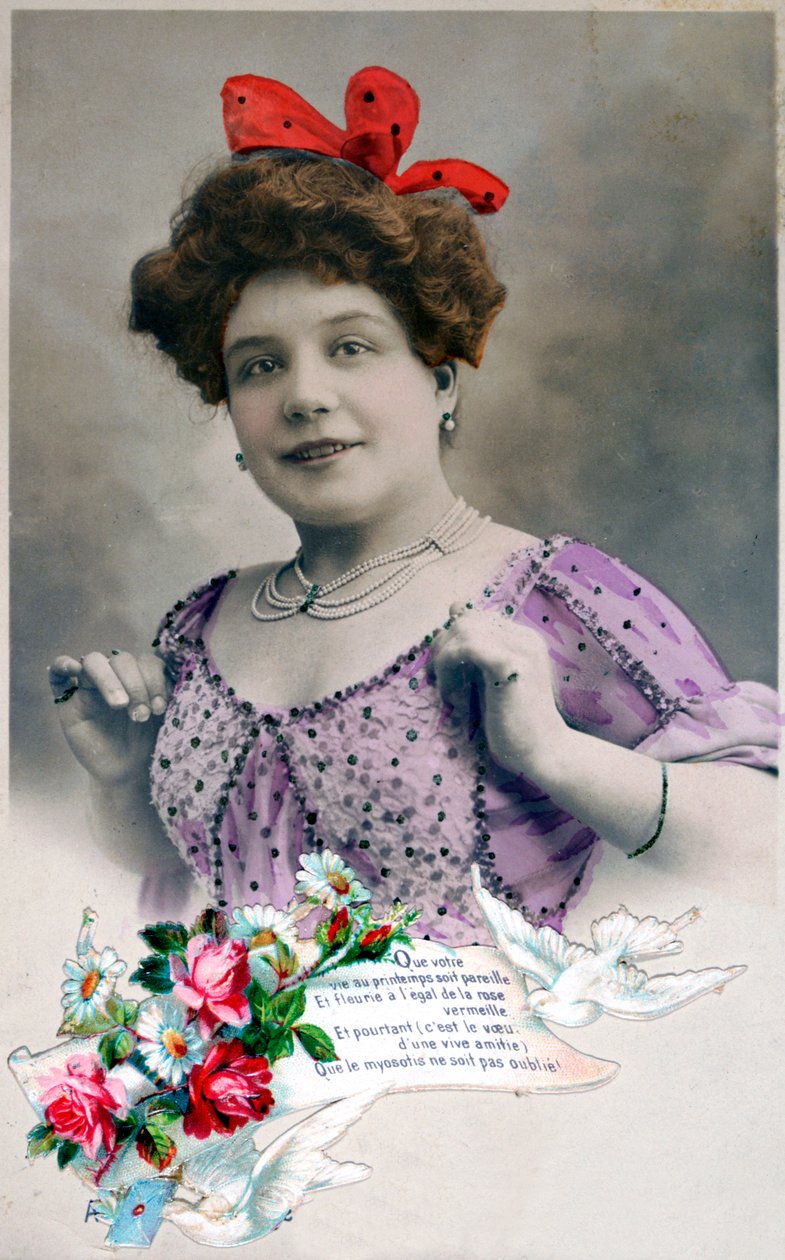 بطاقة بريدية فرنسية ، c1900 بواسطة غير معروف