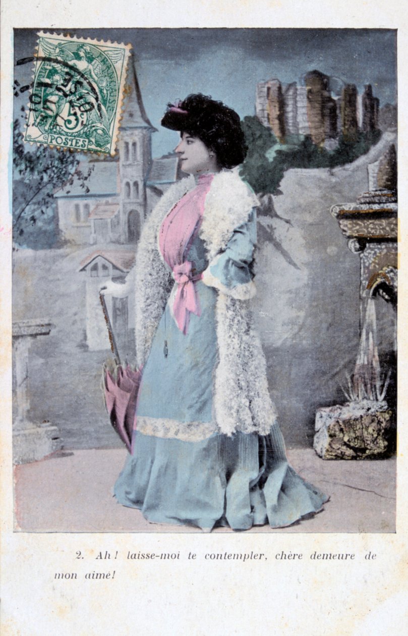بطاقة بريدية فرنسية ، c1900 بواسطة غير معروف