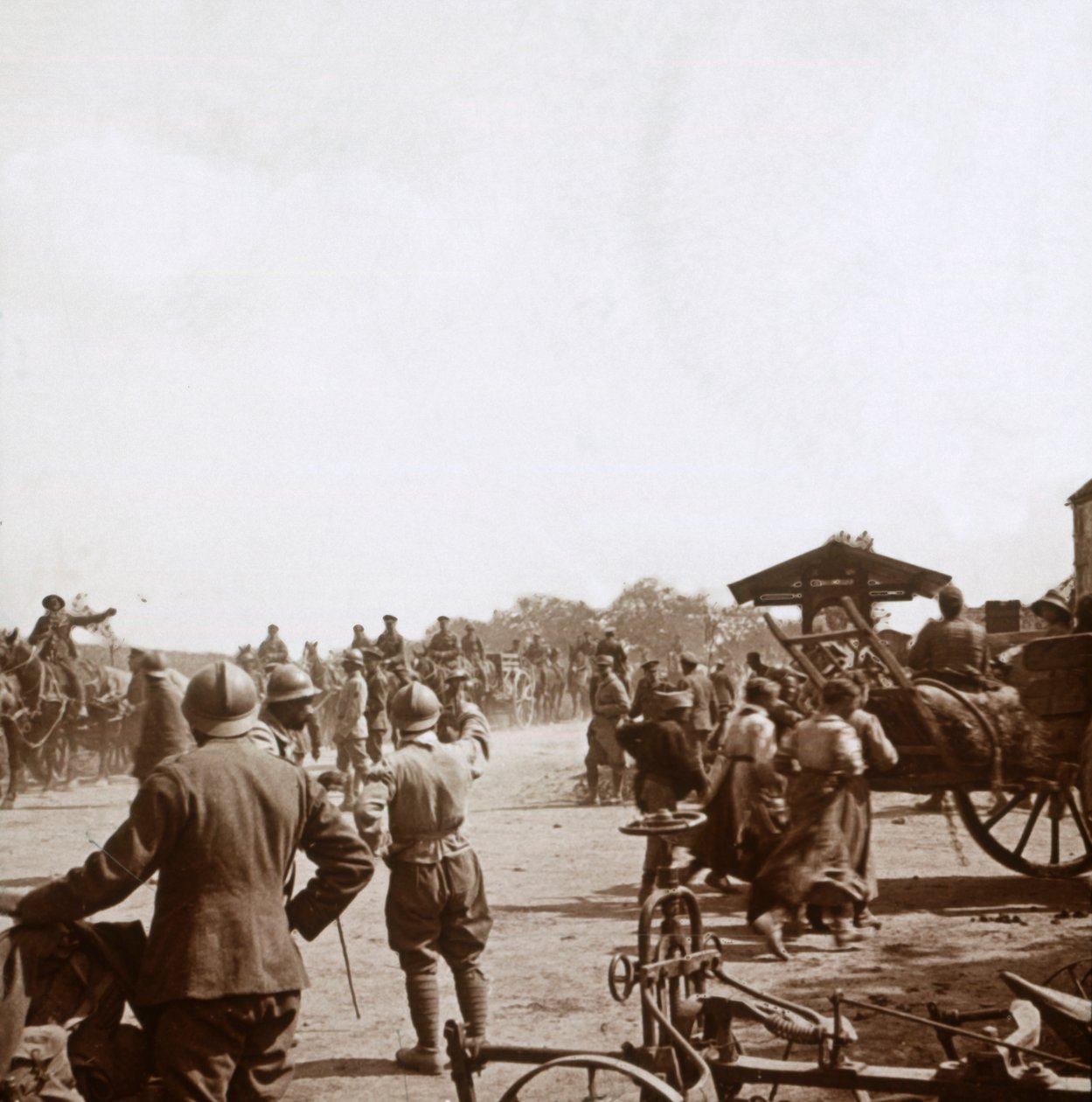 الجنود الفرنسيون ، Igny ، شمال فرنسا ، c1914-c1918 بواسطة غير معروف