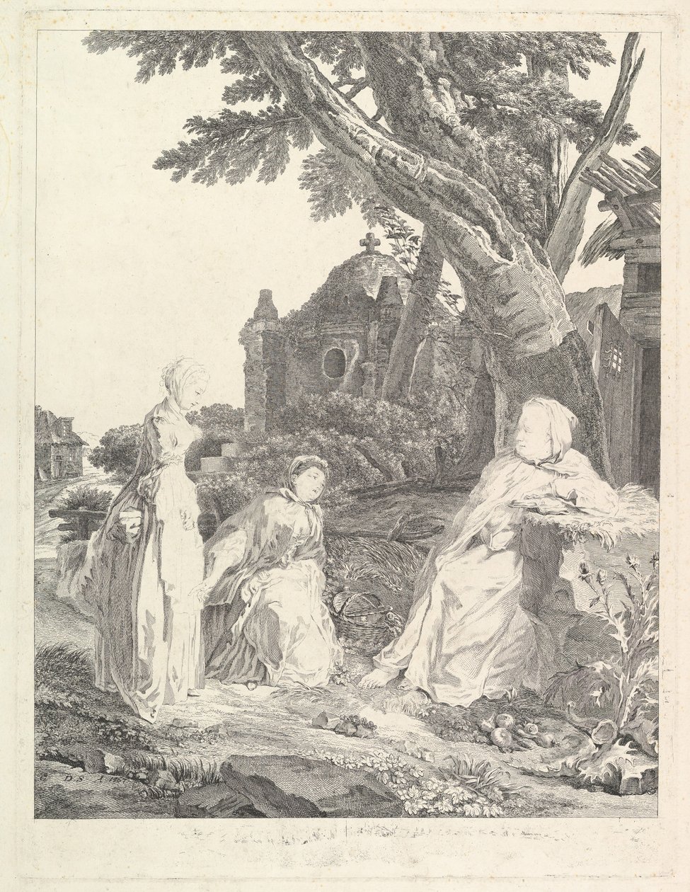 الأخ لوس ، 1767. بواسطة غير معروف
