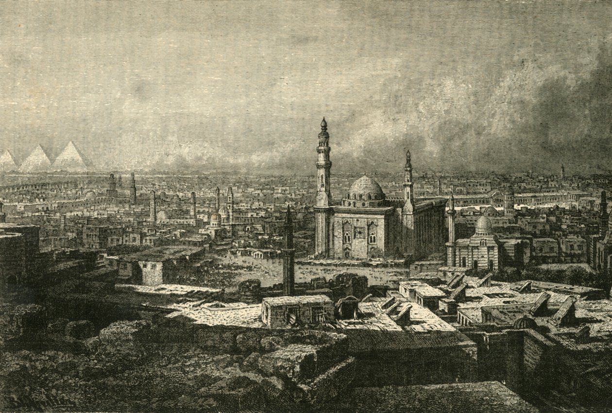 منظر عام للقاهرة ، 1890. بواسطة غير معروف