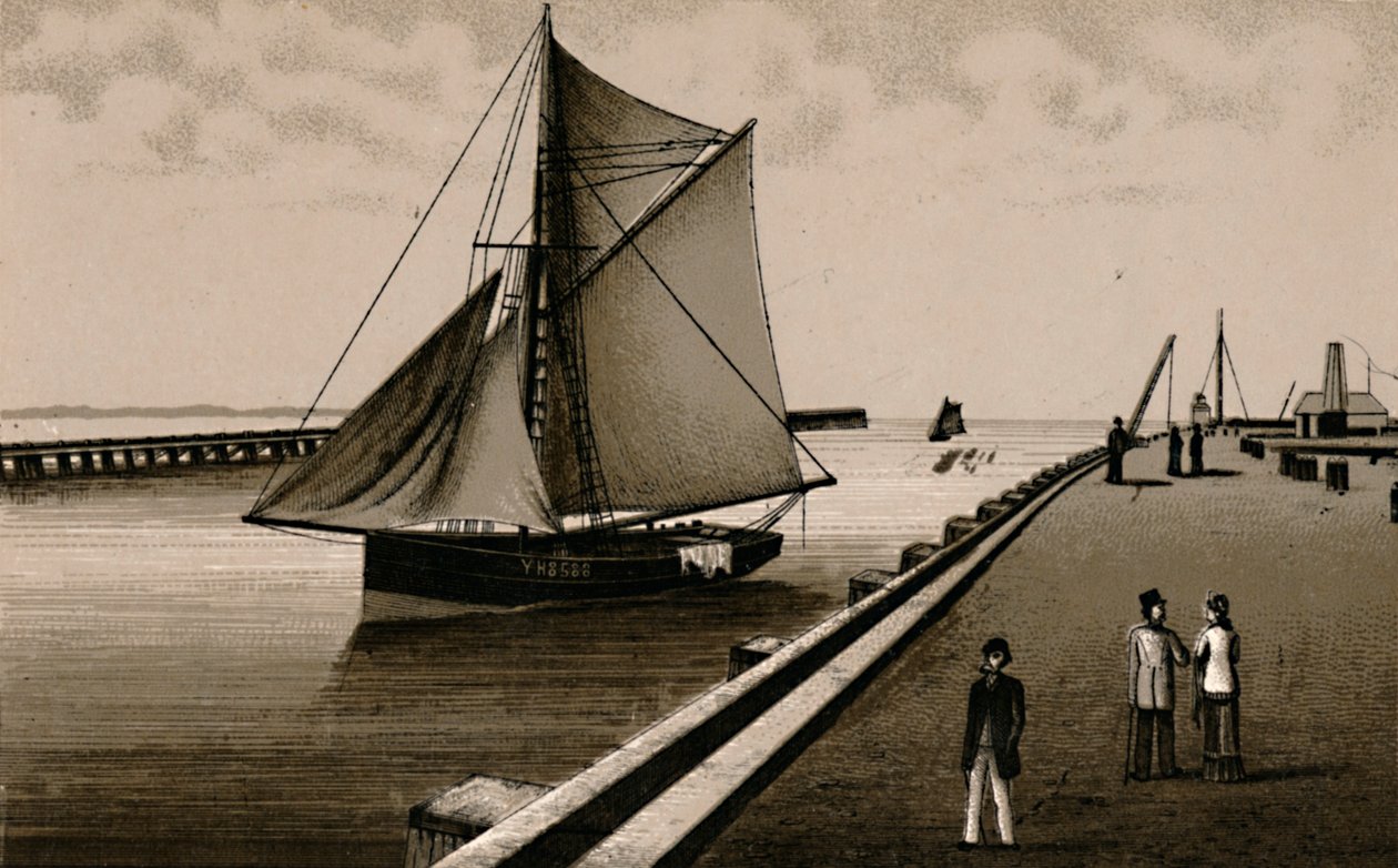 رصيف جورليستون ، c1880. بواسطة غير معروف