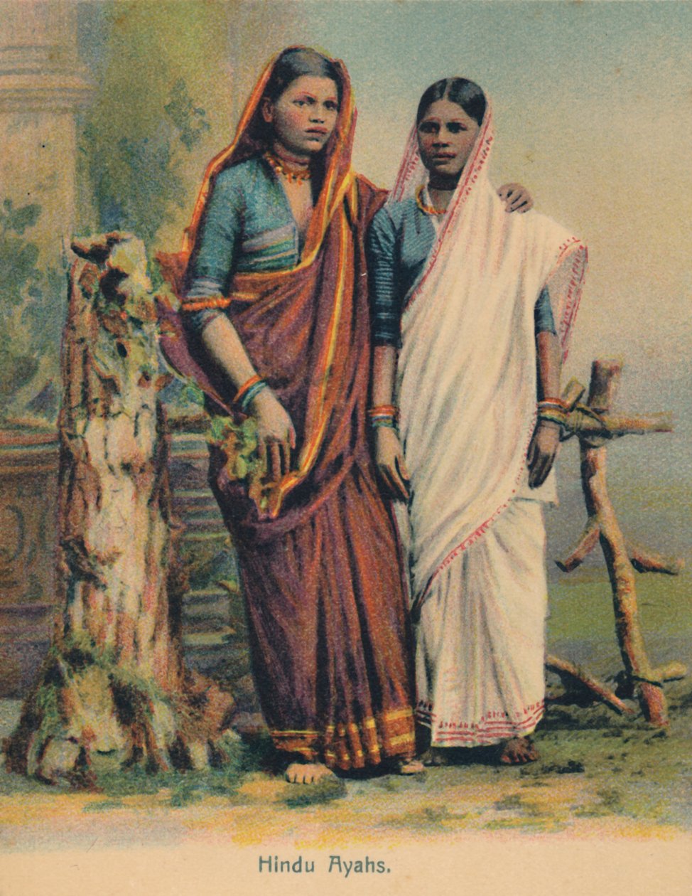 Hindu Ayahs، c1910. بواسطة غير معروف