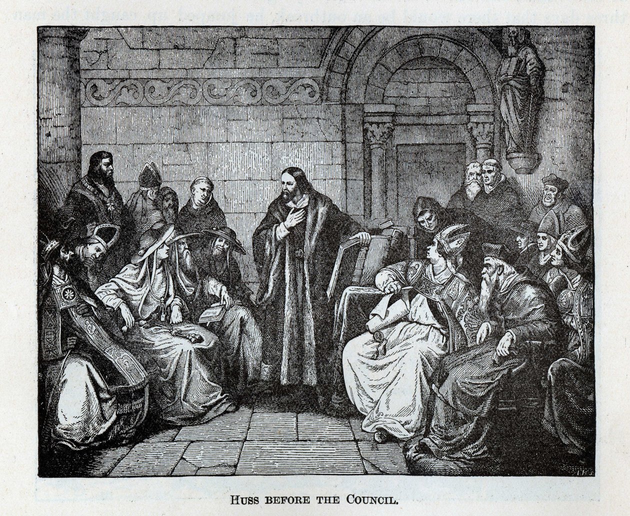 الحسين أمام المجلس ، 1882 بواسطة غير معروف