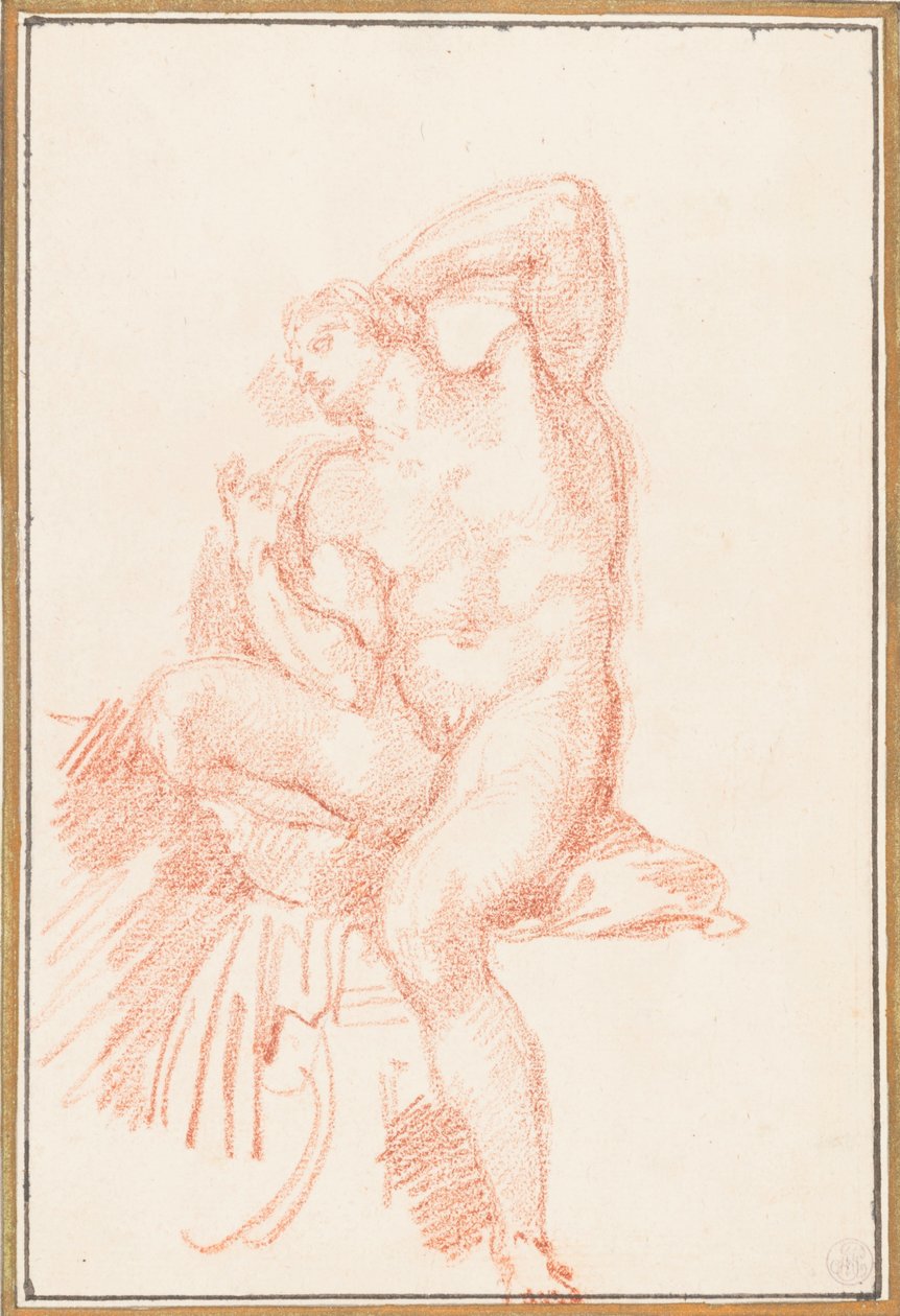 Ignudo من سقف كنيسة سيستين بواسطة غير معروف