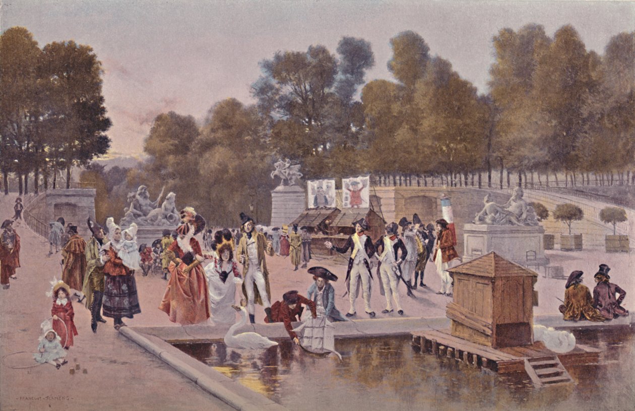 في حديقة التويلري ، 1896 بواسطة غير معروف