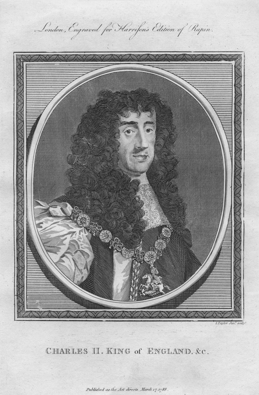 الملك تشارلز الثاني 1788. بواسطة غير معروف