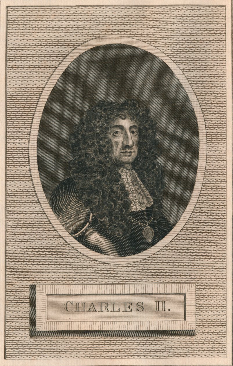 الملك تشارلز الثاني ، 1793 بواسطة غير معروف