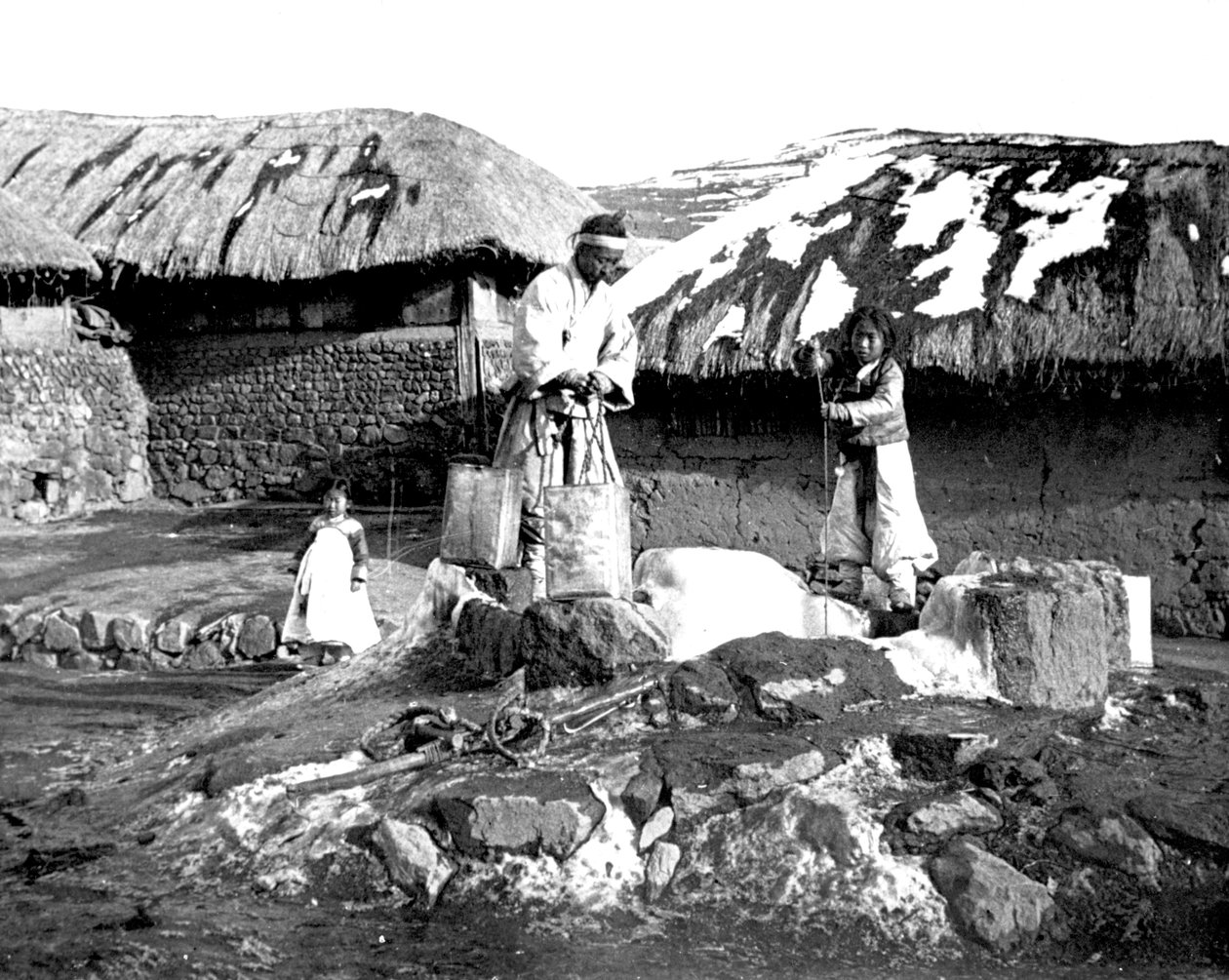 القرويون الكوريون ، كوريا ، 1900 بواسطة غير معروف