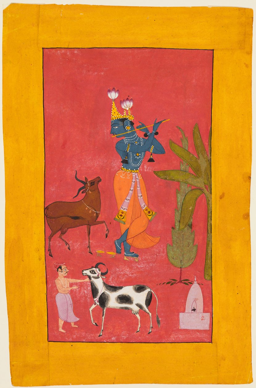 كريشنا فلوتينج ، ج. 1675-1700. بواسطة غير معروف