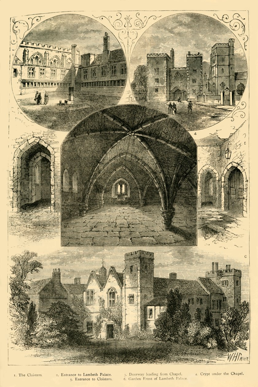 قصر لامبيث ، c1878. بواسطة غير معروف
