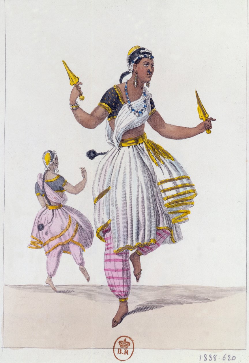 Les Bayaderes ، 1838 بواسطة غير معروف