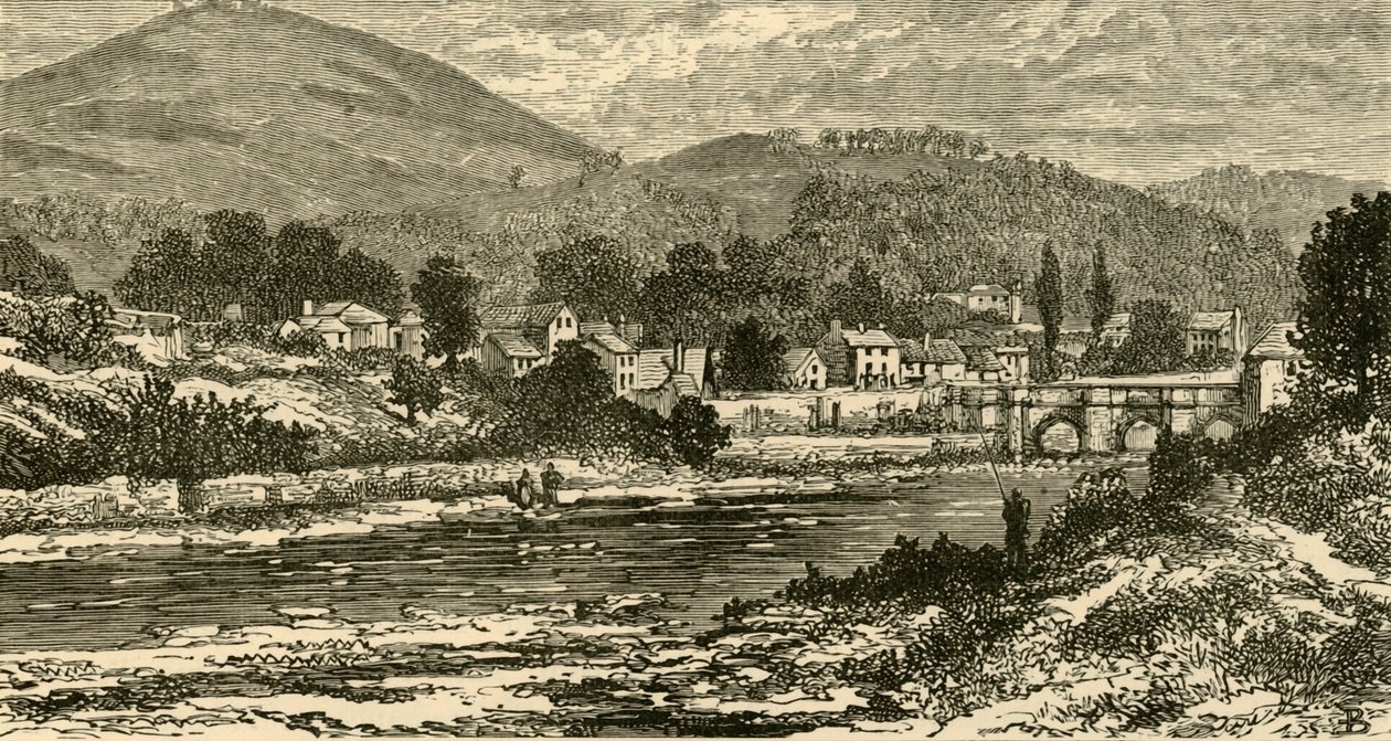 جسر لانجولين ، 1898. بواسطة غير معروف