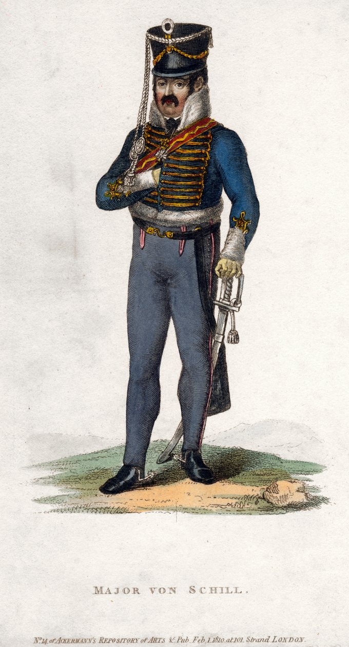 الرائد فون شيل ، 1810 بواسطة غير معروف