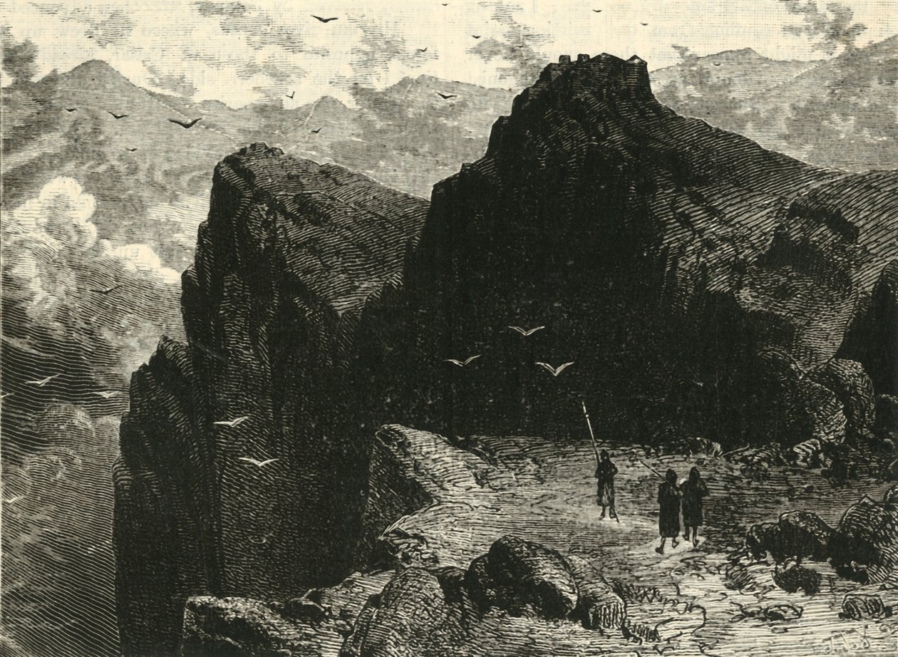 مشهد جبلي في Epirus ، 1890. بواسطة غير معروف