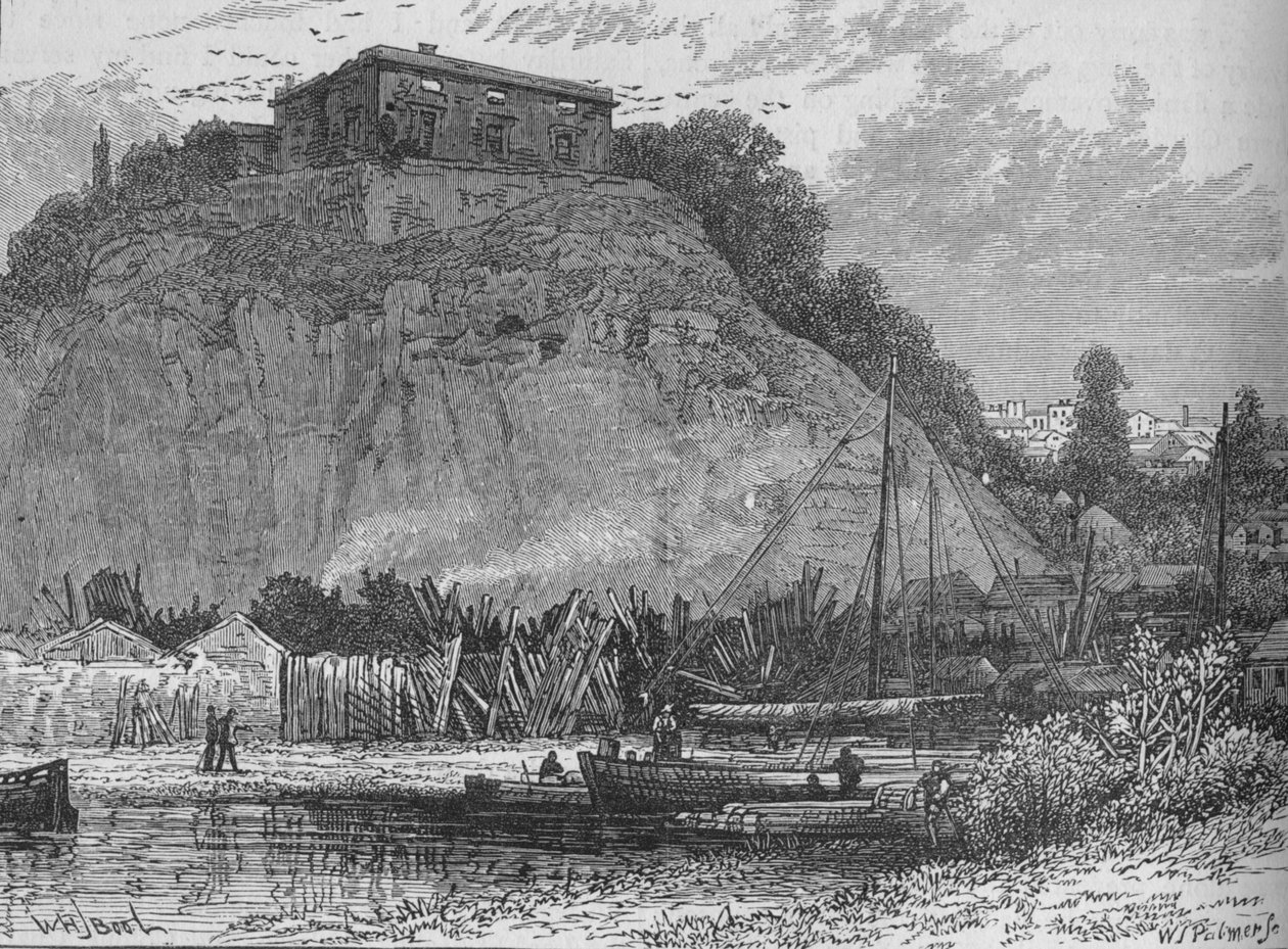 قلعة نوتنغهام ، c1880 بواسطة غير معروف