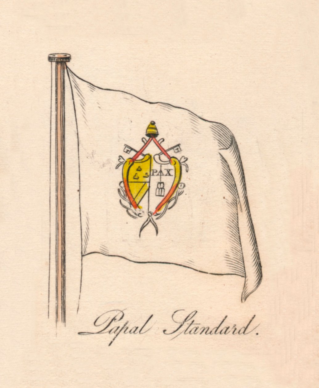 المعيار البابوي ، 1838 بواسطة غير معروف