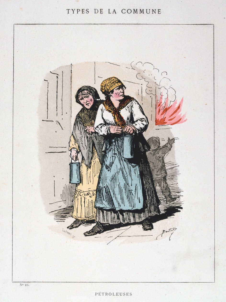 بتروليوس ، كومونة باريس ، 1871. بواسطة غير معروف