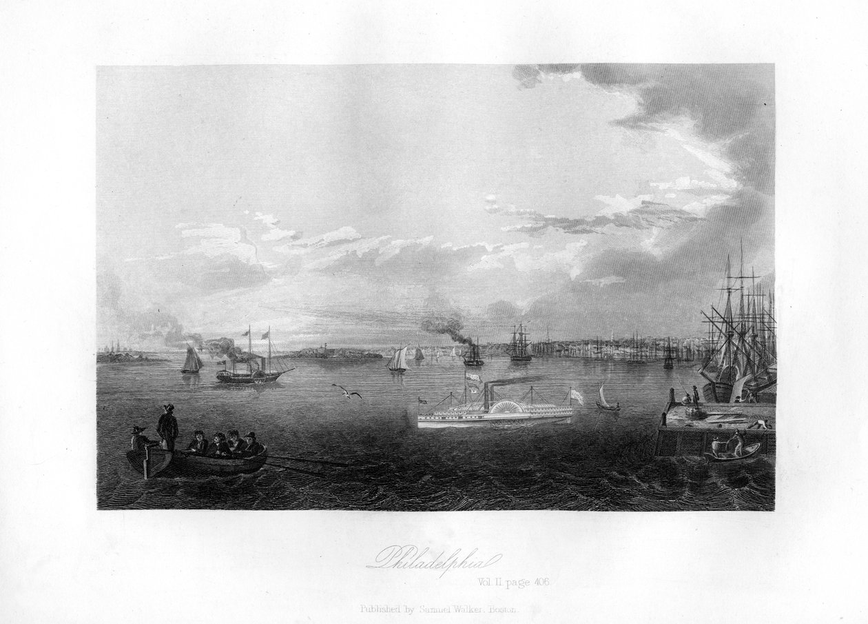 فيلادلفيا ، 1855 بواسطة غير معروف