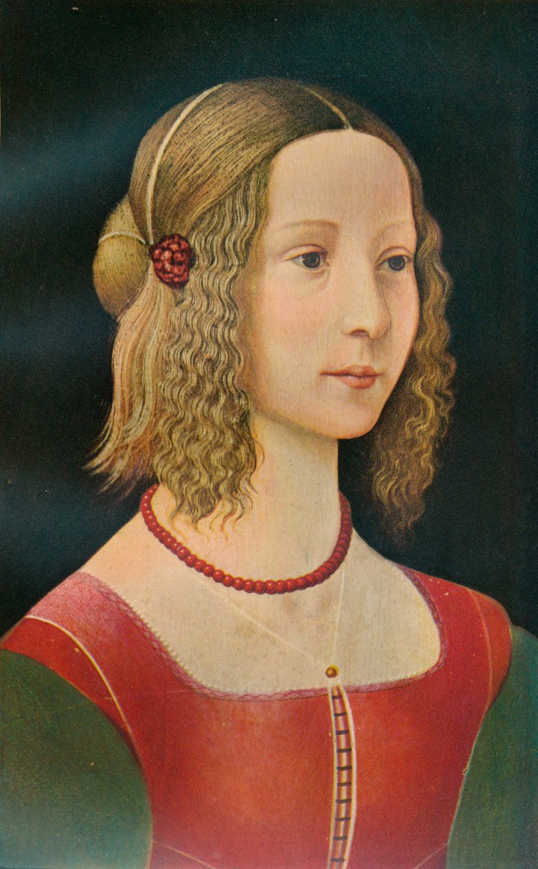 صورة لفتاة ، c1490 ، 1911 بواسطة غير معروف