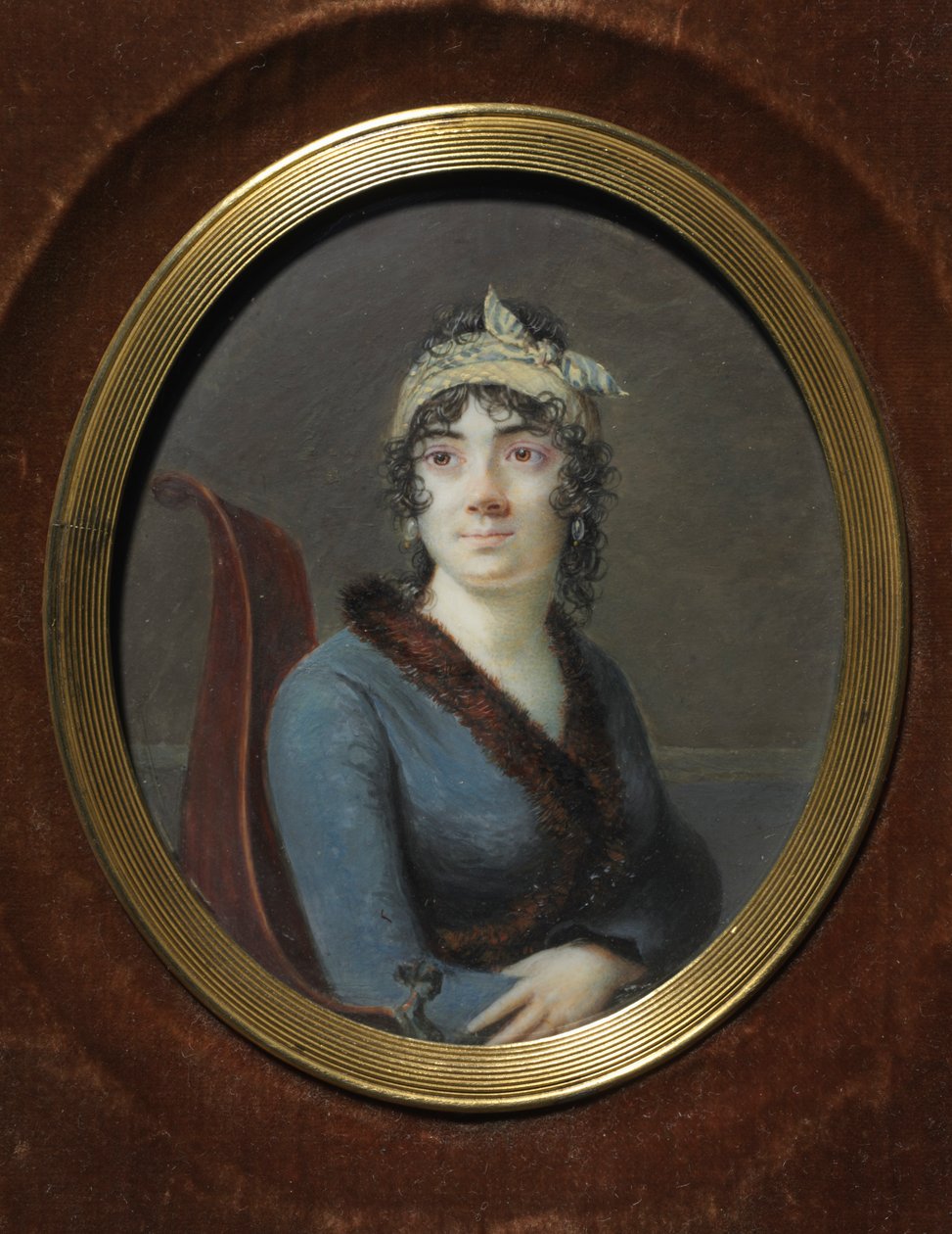 صورة لامرأة ، ج. 1820. بواسطة غير معروف