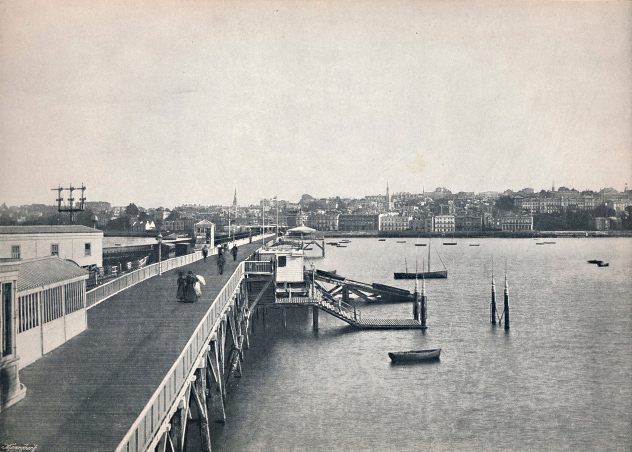 Ryde - منظر من الرصيف ، 1895 بواسطة غير معروف