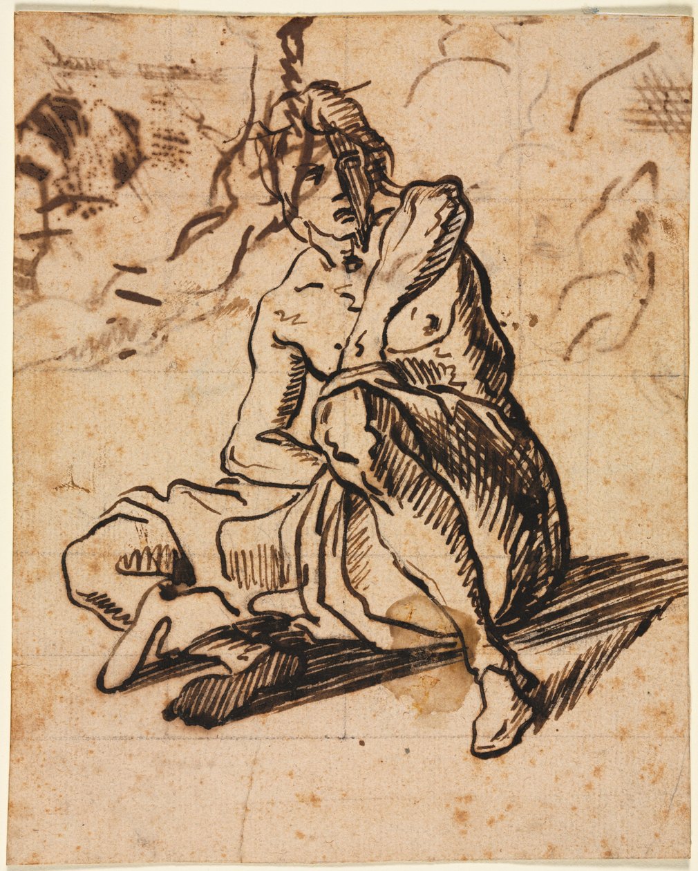 شكل الجلوس ، 1600s. بواسطة غير معروف
